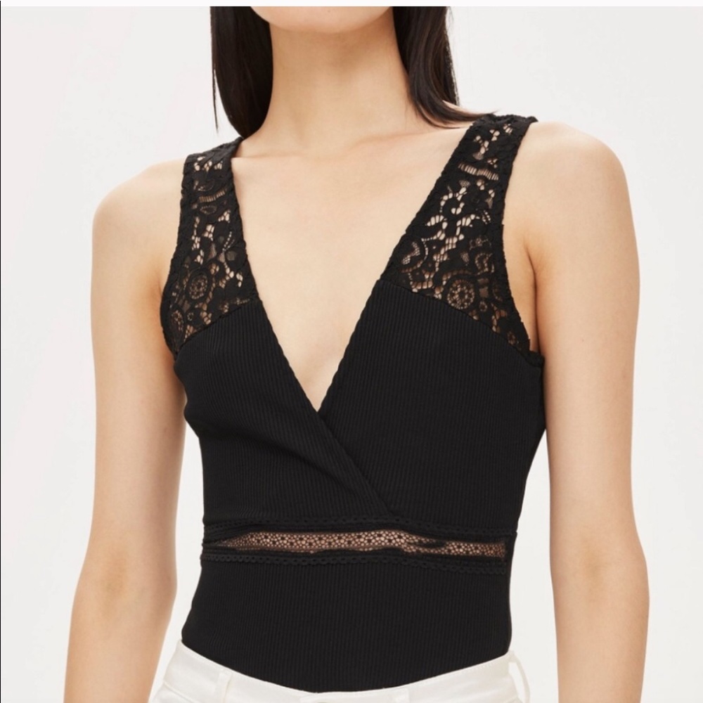 TopShop - Black laced bodysuit